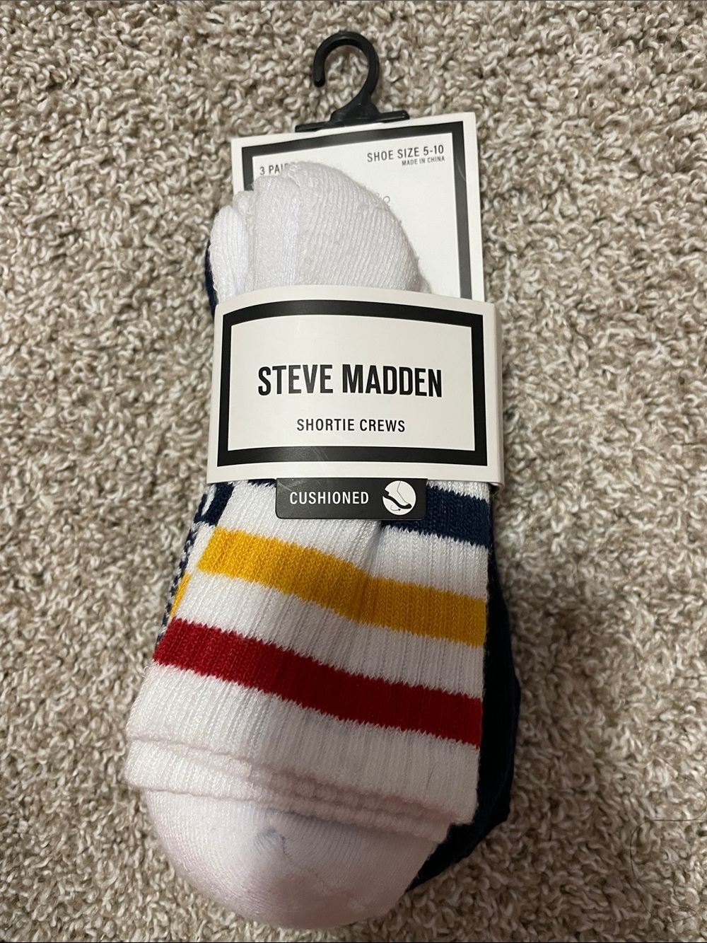 Steve Madden Shortie Crew Socks